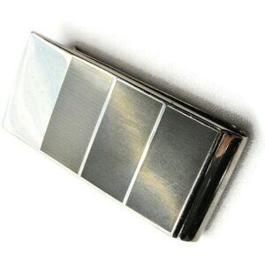 Multi Colored Money Clip Stainless Steel Black Gray Card Cash ID Holder